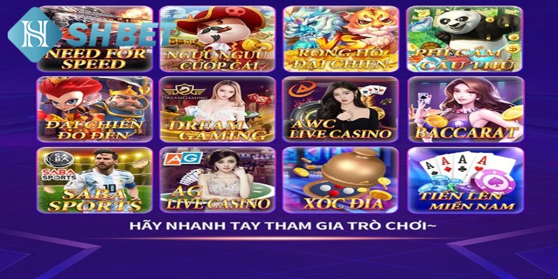 Slot game và mini game tại casino Shbet 