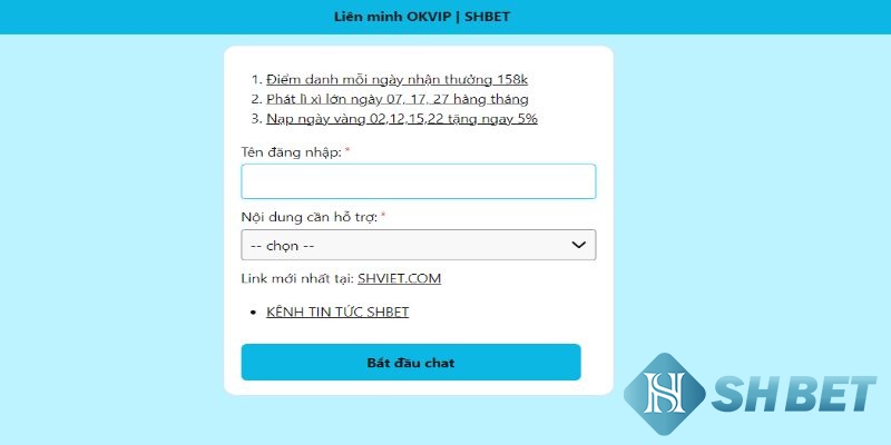 Sử dụng chatbox ngay trên trang chủ nhà cái